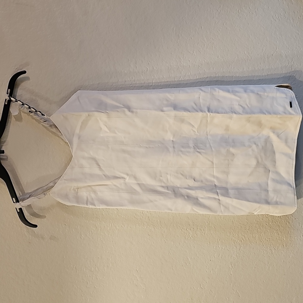 A/X Armani Exchange White Mini Leather Dress
